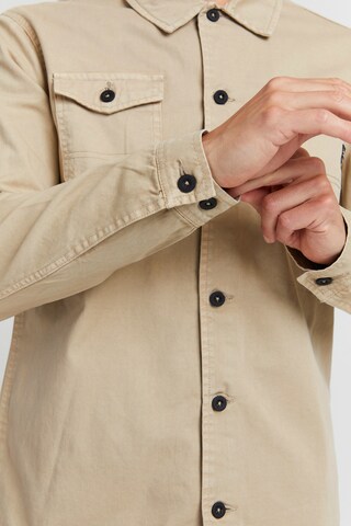 11 Project Regular fit Overhemd 'Johann' in Beige