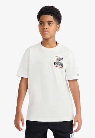 CONVERSE T-shirt 'VARCITY WHIMSY' i beige