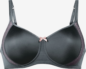 ANITA T-Shirt BH 'Fleur' in Grau: Vorderseite