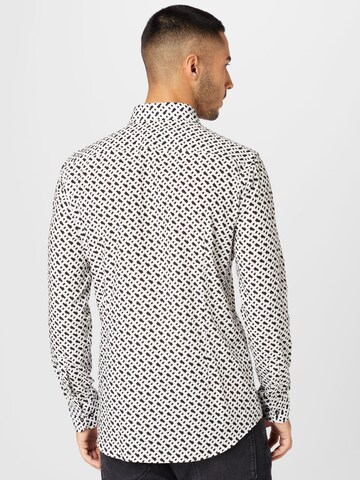 BOSS Regular fit Риза 'H-HANK-kent-C1-214' в бяло
