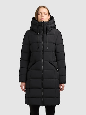 Manteau d’hiver 'Arlene' khujo en noir : devant