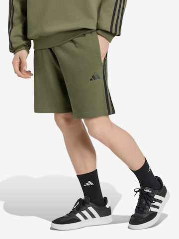 žalia ADIDAS SPORTSWEAR Laisvas Sportinės kelnės: priekis