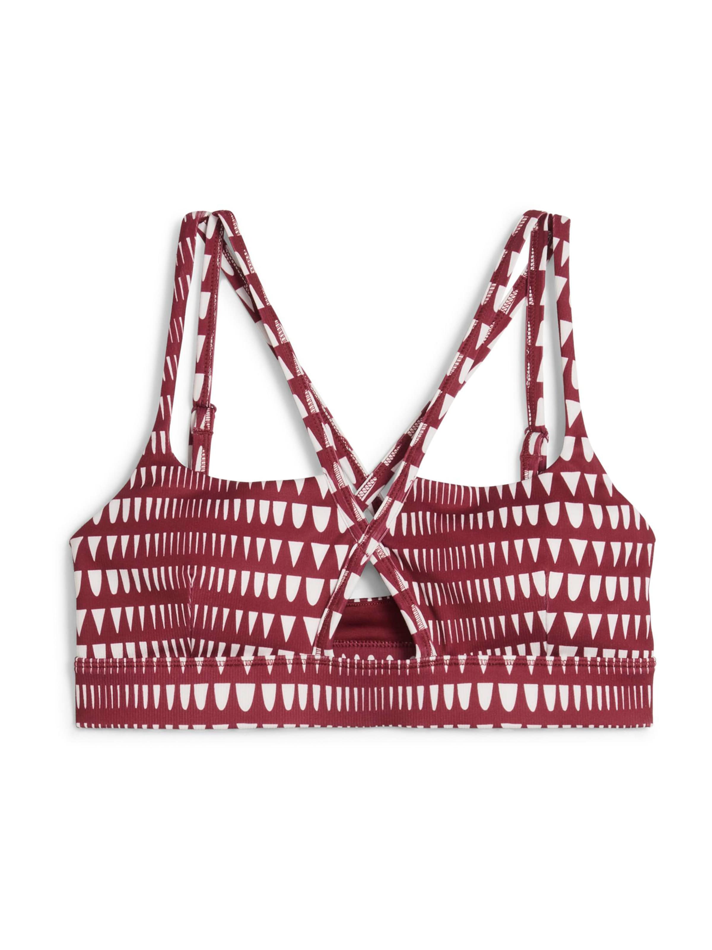 raudona PUMA Biustjė Sportinė liemenėlė 'PUMA x LEMLEM': priekis