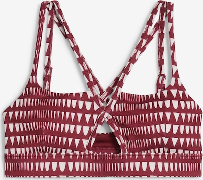 PUMA Sportski grudnjak 'PUMA x LEMLEM' u tamno crvena / bijela, Pregled proizvoda