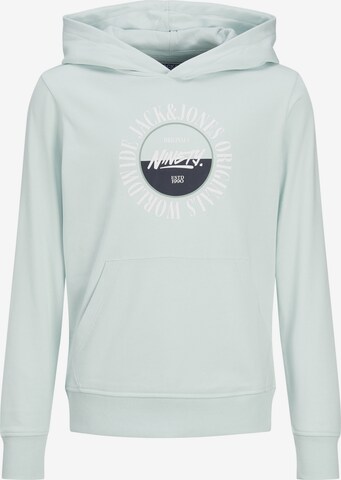 Sweat 'Cobin' Jack & Jones Junior en bleu : devant