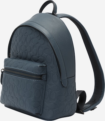 COACH - Mochila em azul: frente