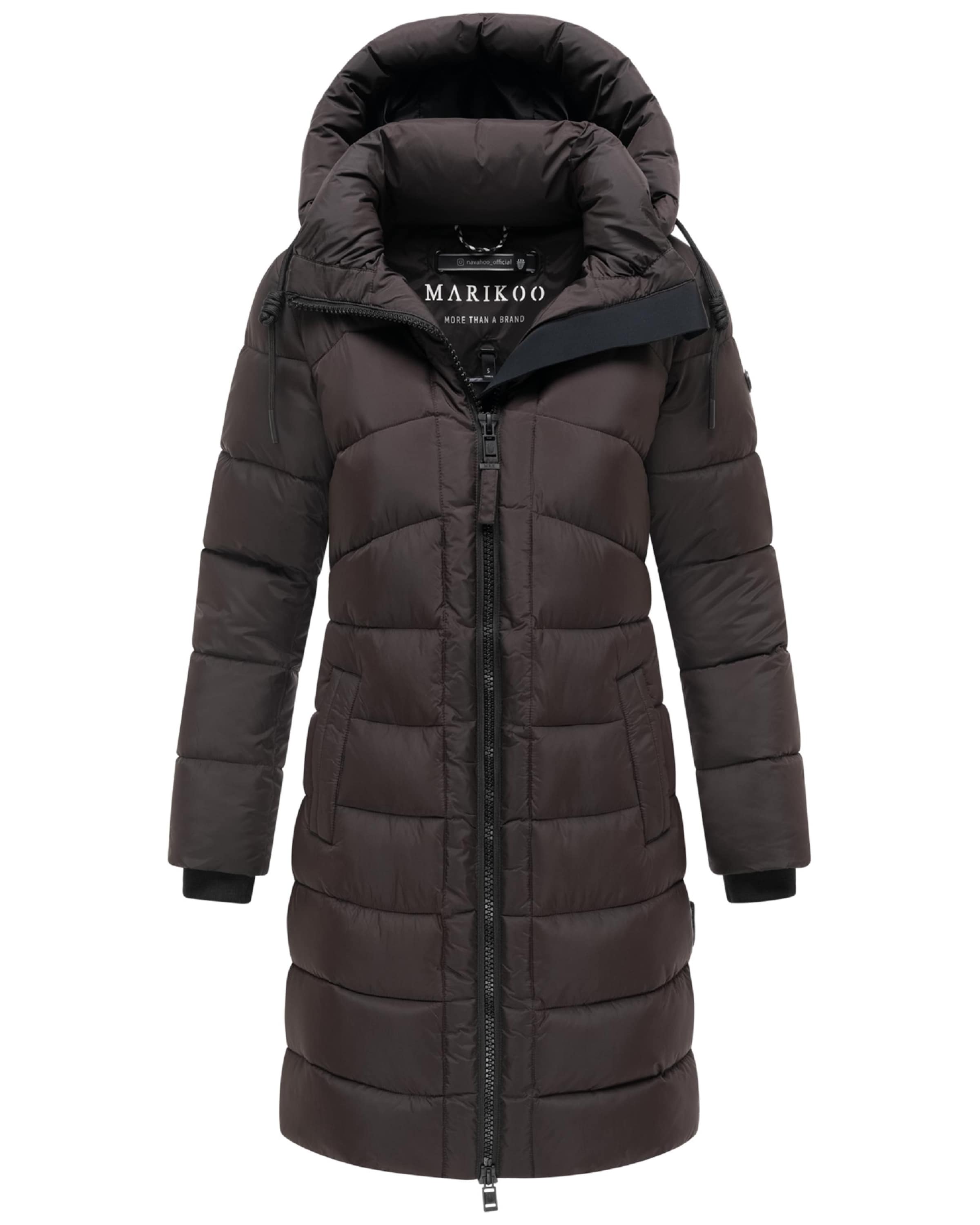 Manteau d’hiver 'Kaltnäschen 16' MARIKOO en marron : devant