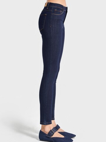 IT'S BASIC Skinny Jeans 'Skinny High Rise Jeans - Indigo' in Blauw