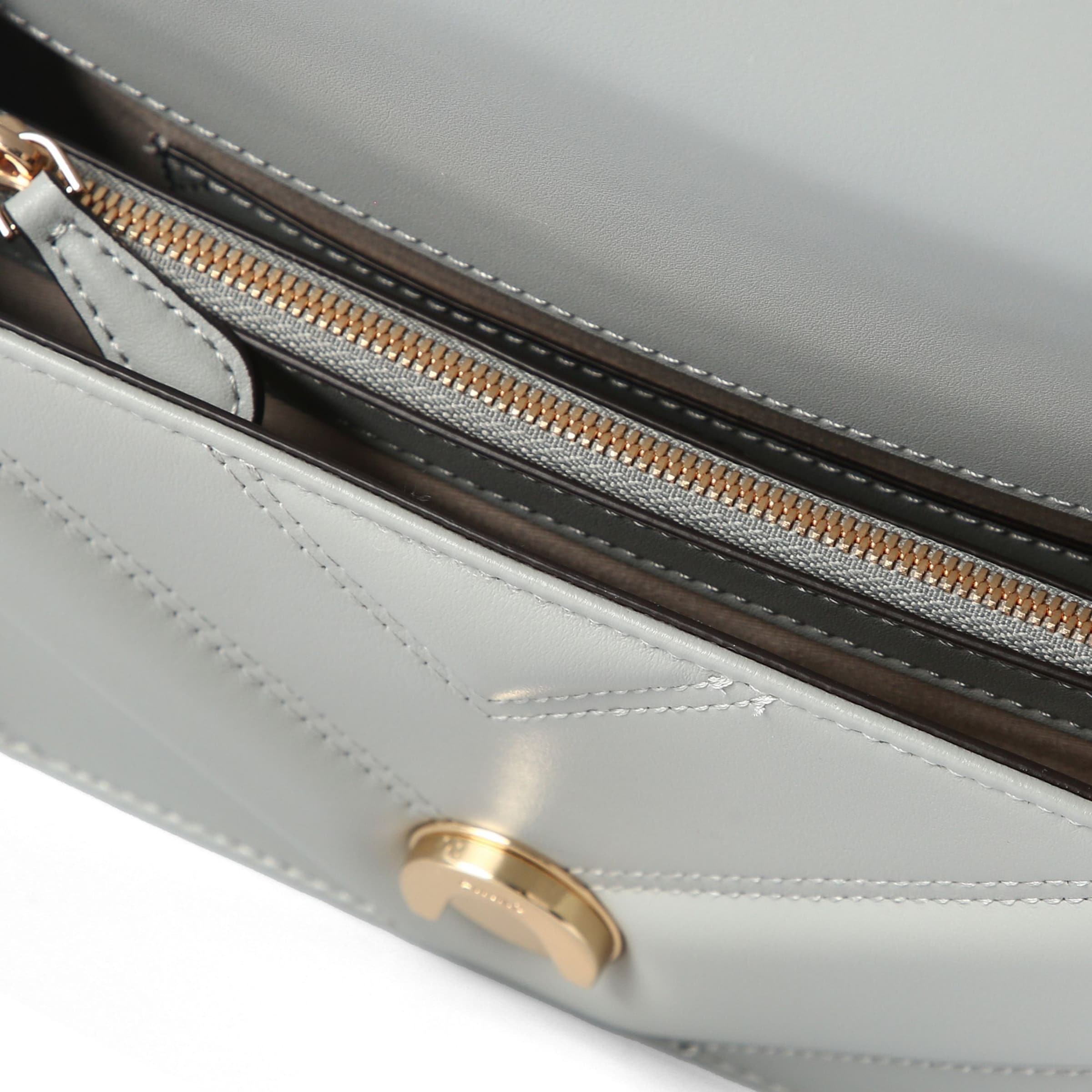 Borsa a tracolla 'Love One Mini' di PINKO in grigio