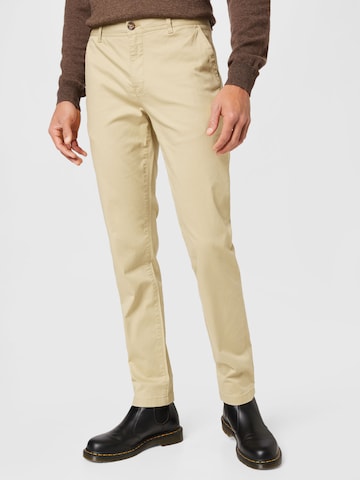 SCOTCH & SODA Slimfit Chinobyxa 'Stuart' i beige: framsida