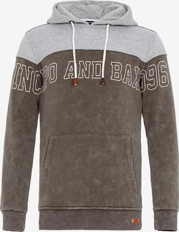 CIPO & BAXX Sweatshirt in Grey: front