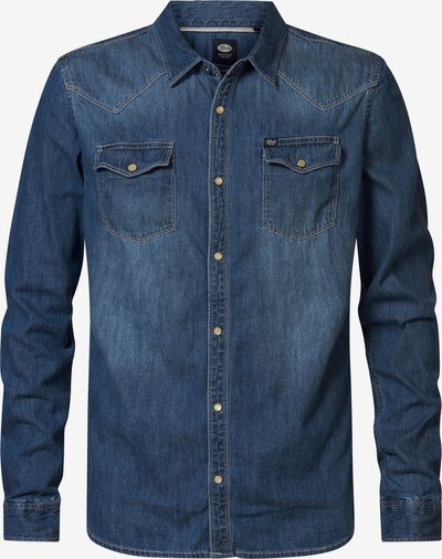 Petrol Industries Button Up Shirt in Blue denim, Item view