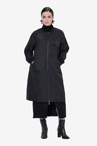 juoda Ulla Popken Demisezoninis paltas: priekis