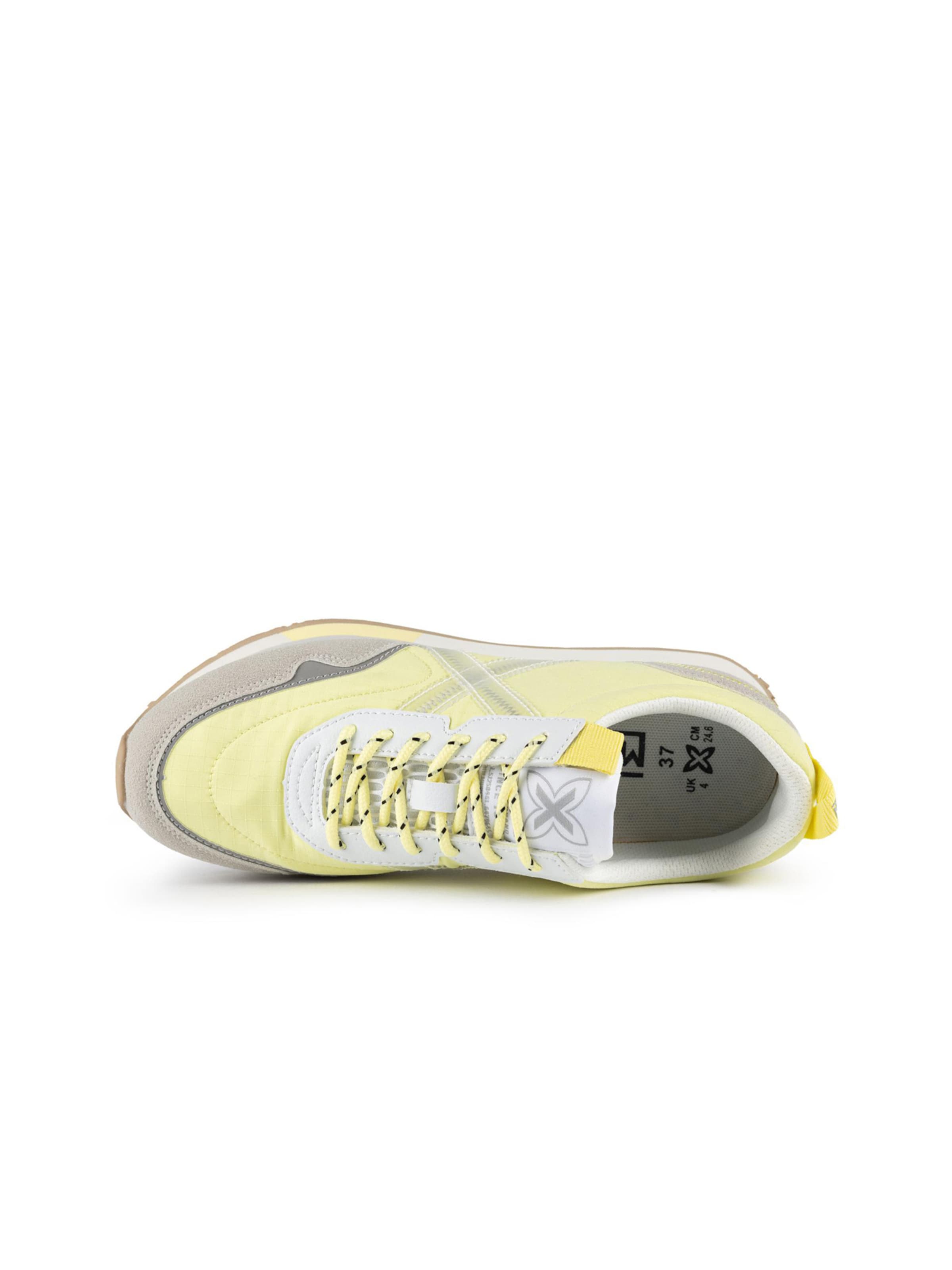 MUNICH Platform trainers 'Next' in Yellow: front