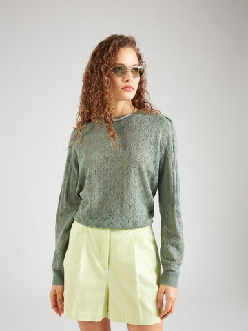 VILA Sweater 'MILLE' in Green