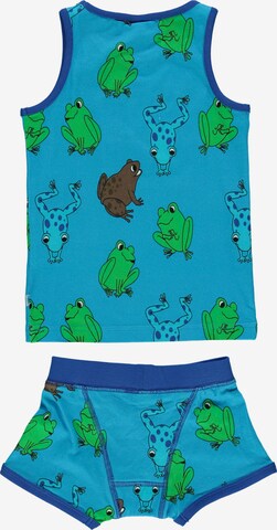 Ensemble de linge 'mit Frosch' Småfolk en bleu