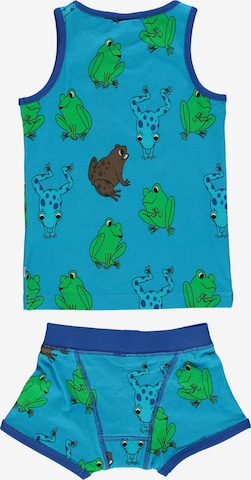 Småfolk Underwear Set 'mit Frosch' in Blue