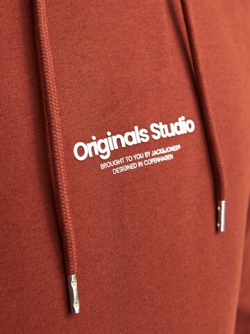 JACK & JONES Sweatshirt 'JJVesterbro' in Brown