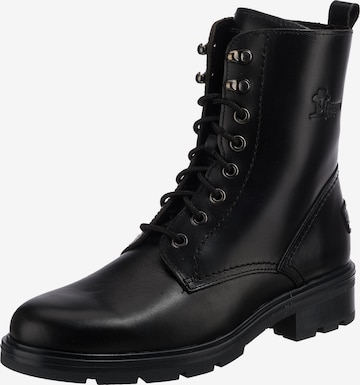 PANAMA JACK Lace-Up Ankle Boots 'Lilian B5' in Black: front