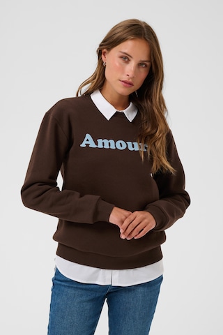 Kaffe Sweatshirt 'KAmila' i brun: forside