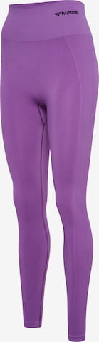 Hummel - Skinny Calças de desporto 'TIF' em roxo