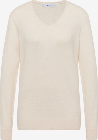 CECIL Pullover in Beige: Vorderseite