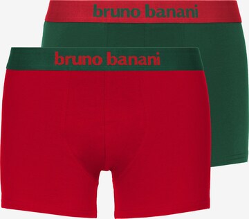 BRUNO BANANI Boxershorts in Groen: voorkant