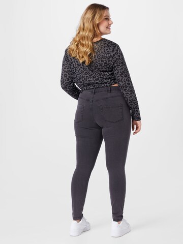 Slimfit Jeans 'AMY' de la Zizzi pe gri