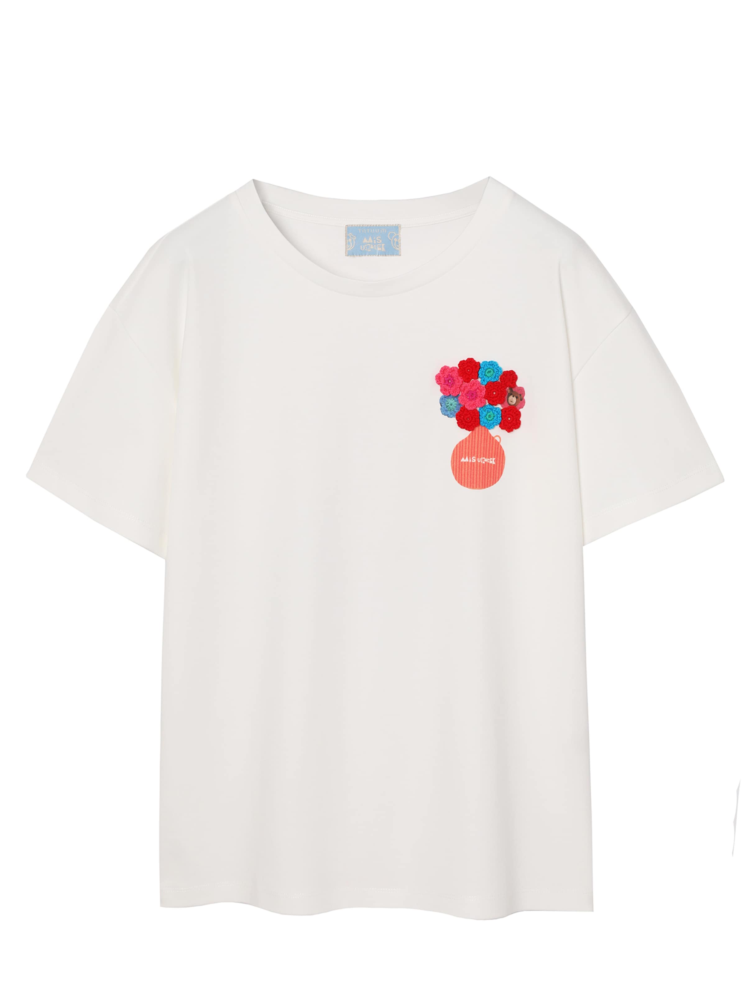 TATUUM T-shirt 'VILO 2' i vit: framsida