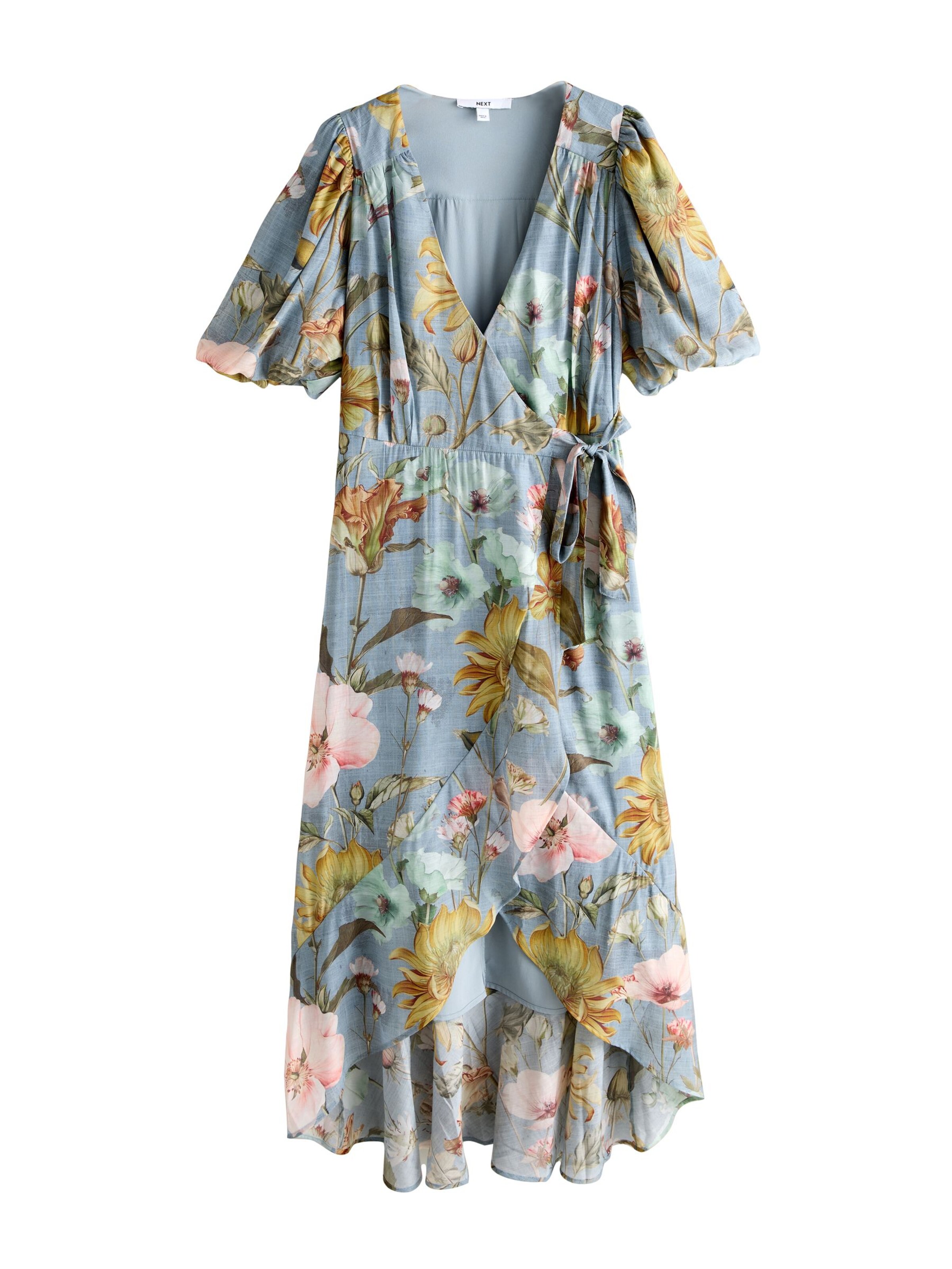 Next Dress in Dusty blue / Yellow / Mint / Pastel pink, Item view