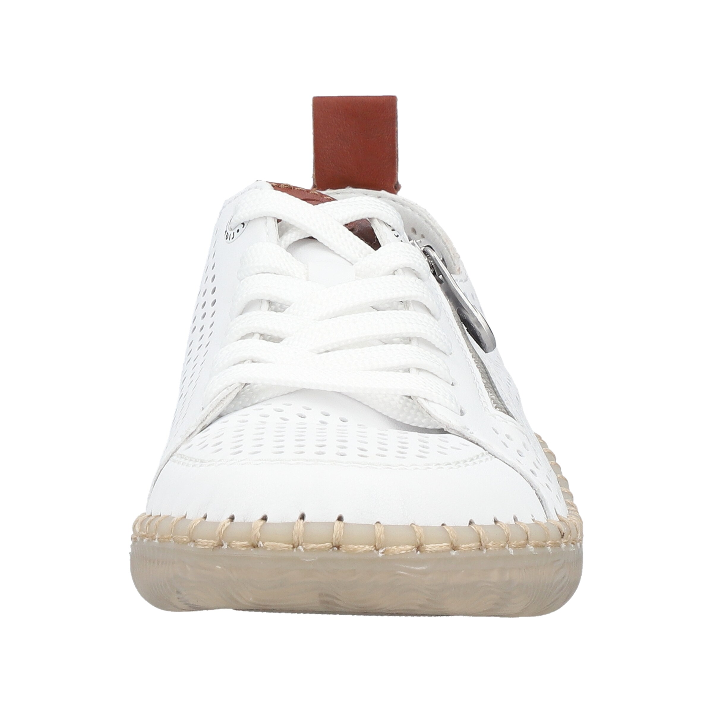 Chaussure à lacets Rieker en blanc