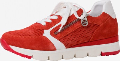 Sneaker bassa MARCO TOZZI by GUIDO MARIA KRETSCHMER di colore rosso / bianco, Visualizzazione prodotti