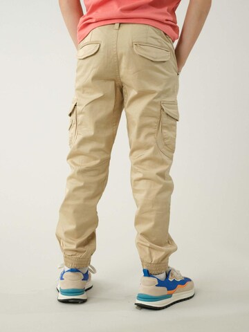 Effilé Pantalon 'Garden' Deeluxe en beige