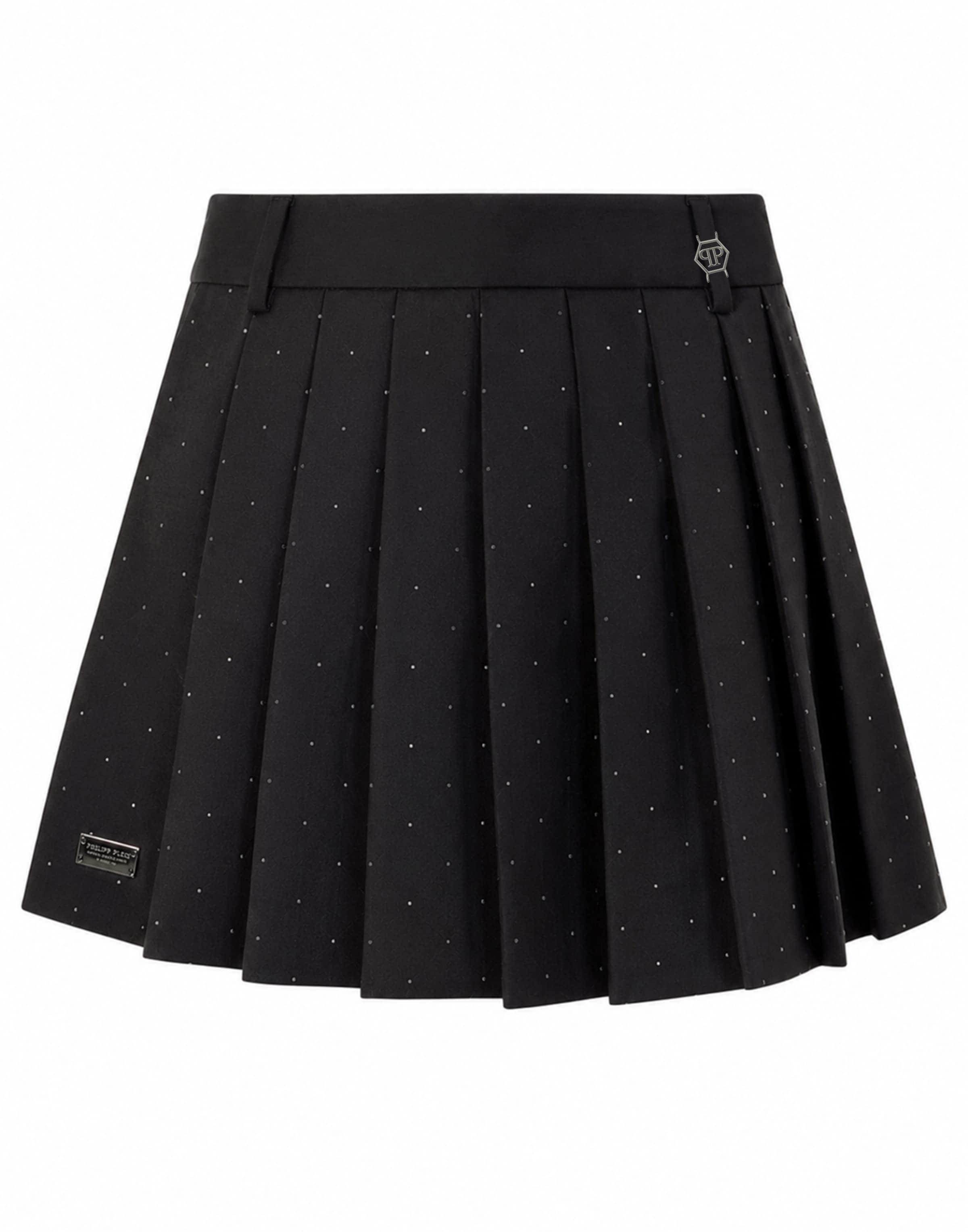 Jupe Philipp Plein en noir : devant