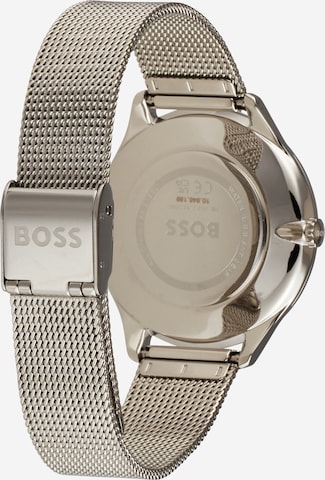 BOSS Black Zegarek analogowy w kolorze srebrny