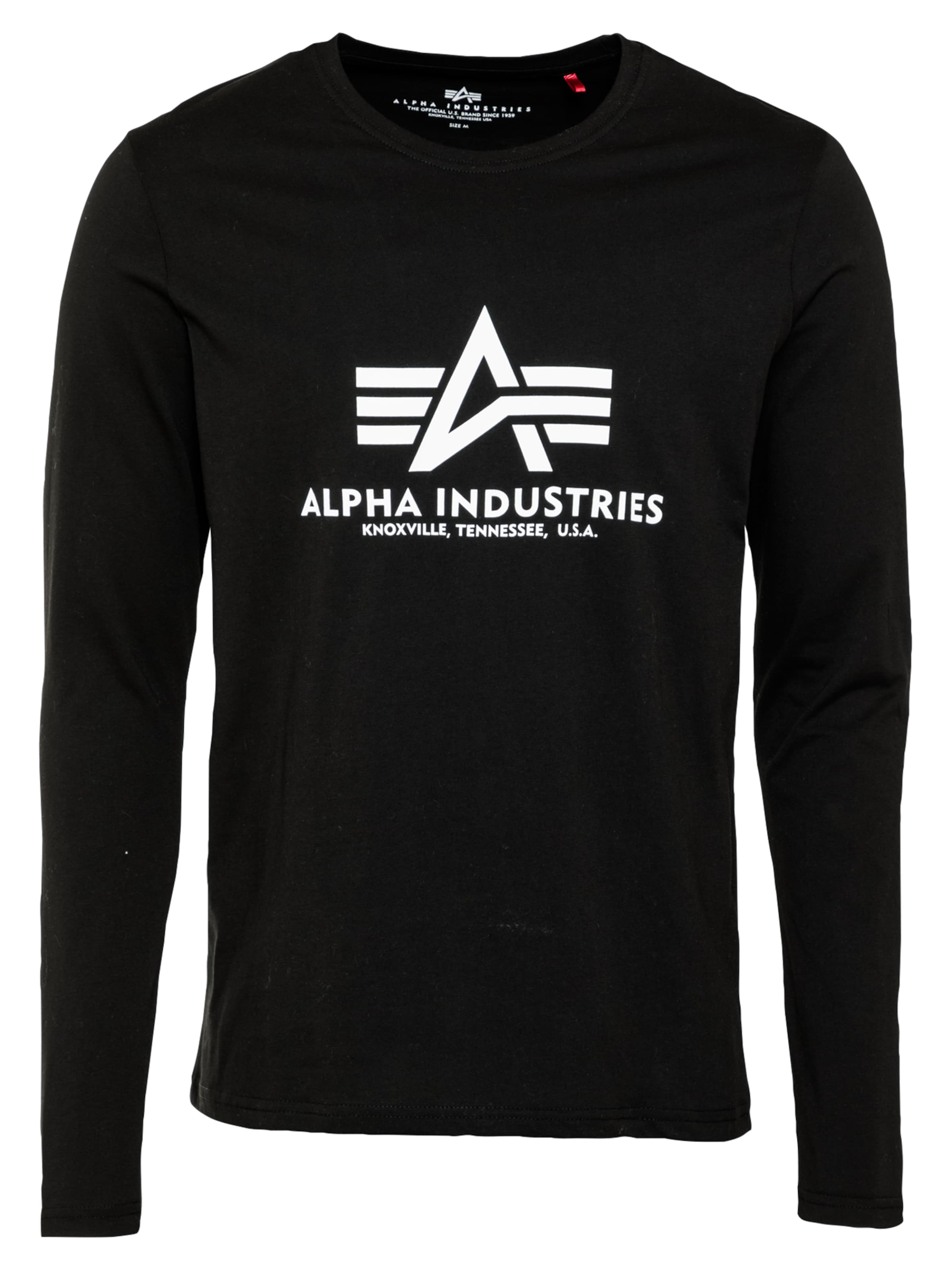 Männer Große Größen ALPHA INDUSTRIES Shirt in Schwarz - EU01867 Männer Große Größen ALPHA INDUSTRIES Shirt in Schwarz - EU01867
