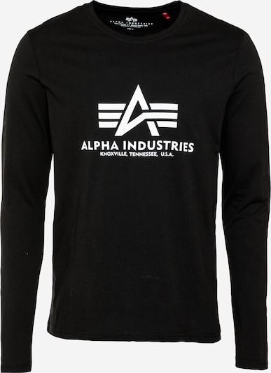 ALPHA INDUSTRIES Paita värissä musta / valkoinen, Tuotenäkymä