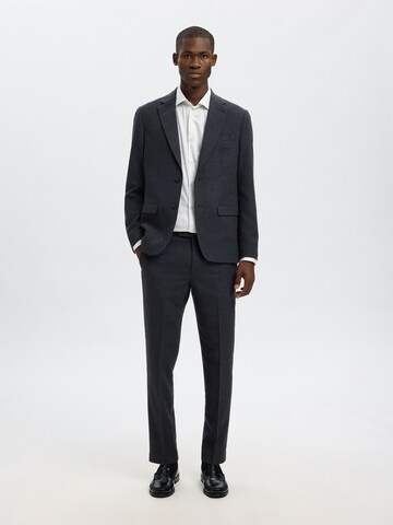 SELECTED Slimfit Kalhoty s puky 'SLHREED' – modrá