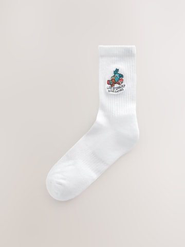 Next Socks in White