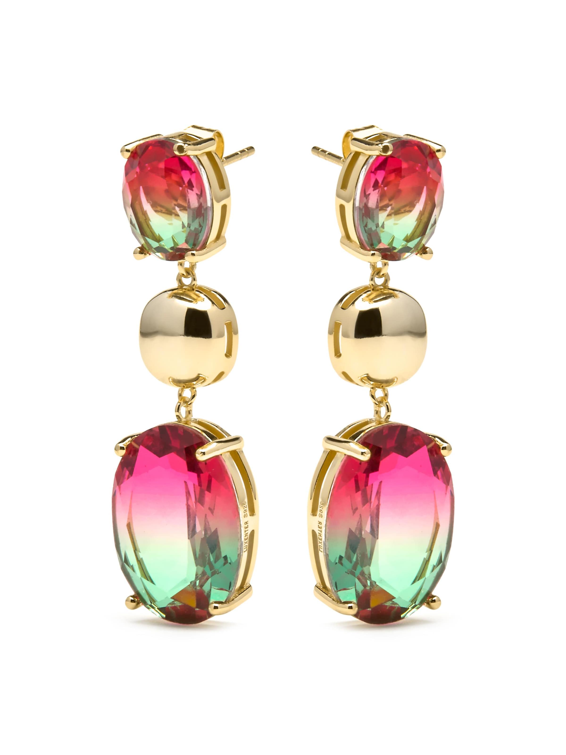 Boucles d'oreilles 'Huaba' Luxenter en mélange de couleurs
