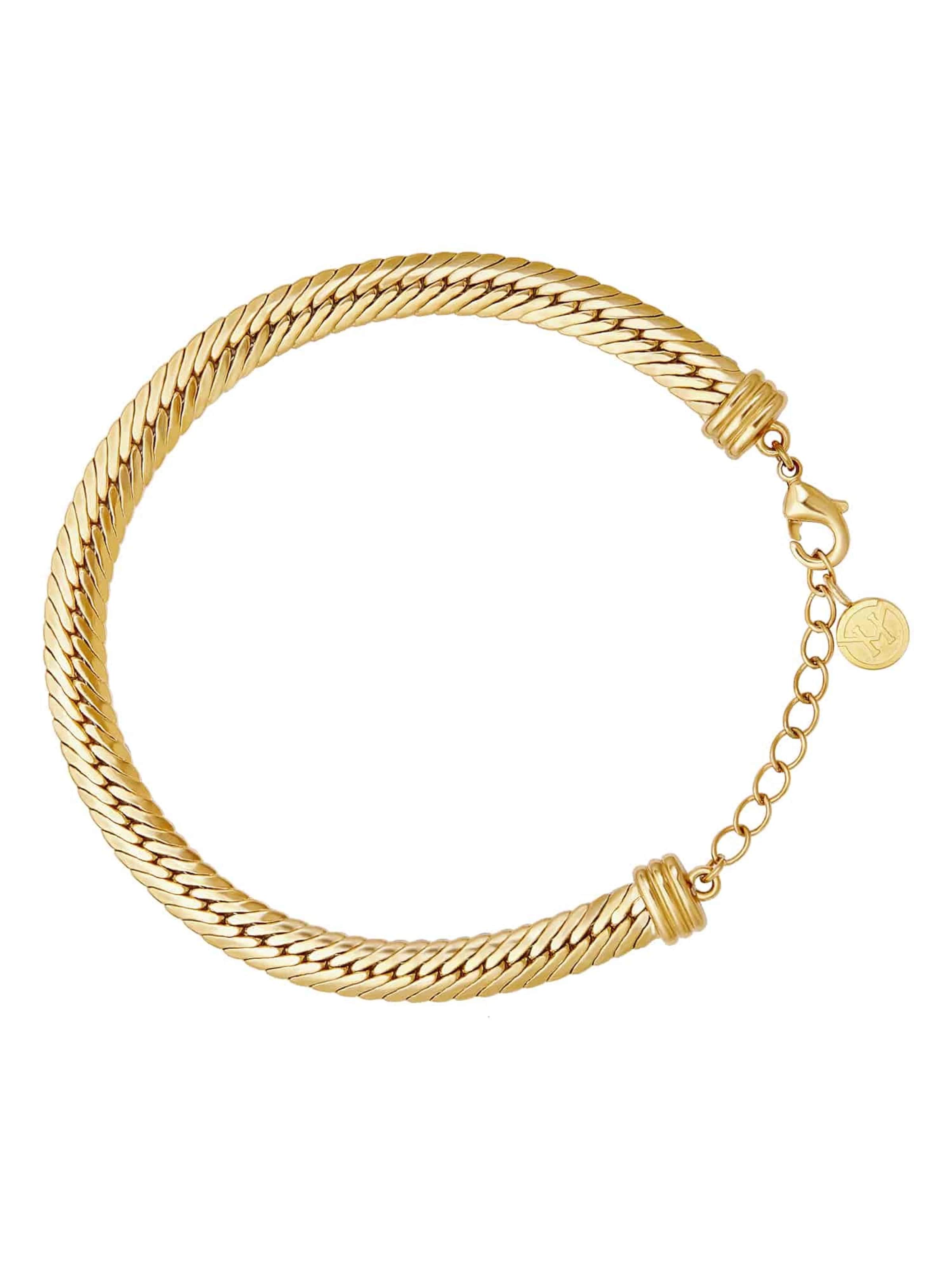 Victoria Hyde - Pulseira ' Lamia ' em ouro: frente