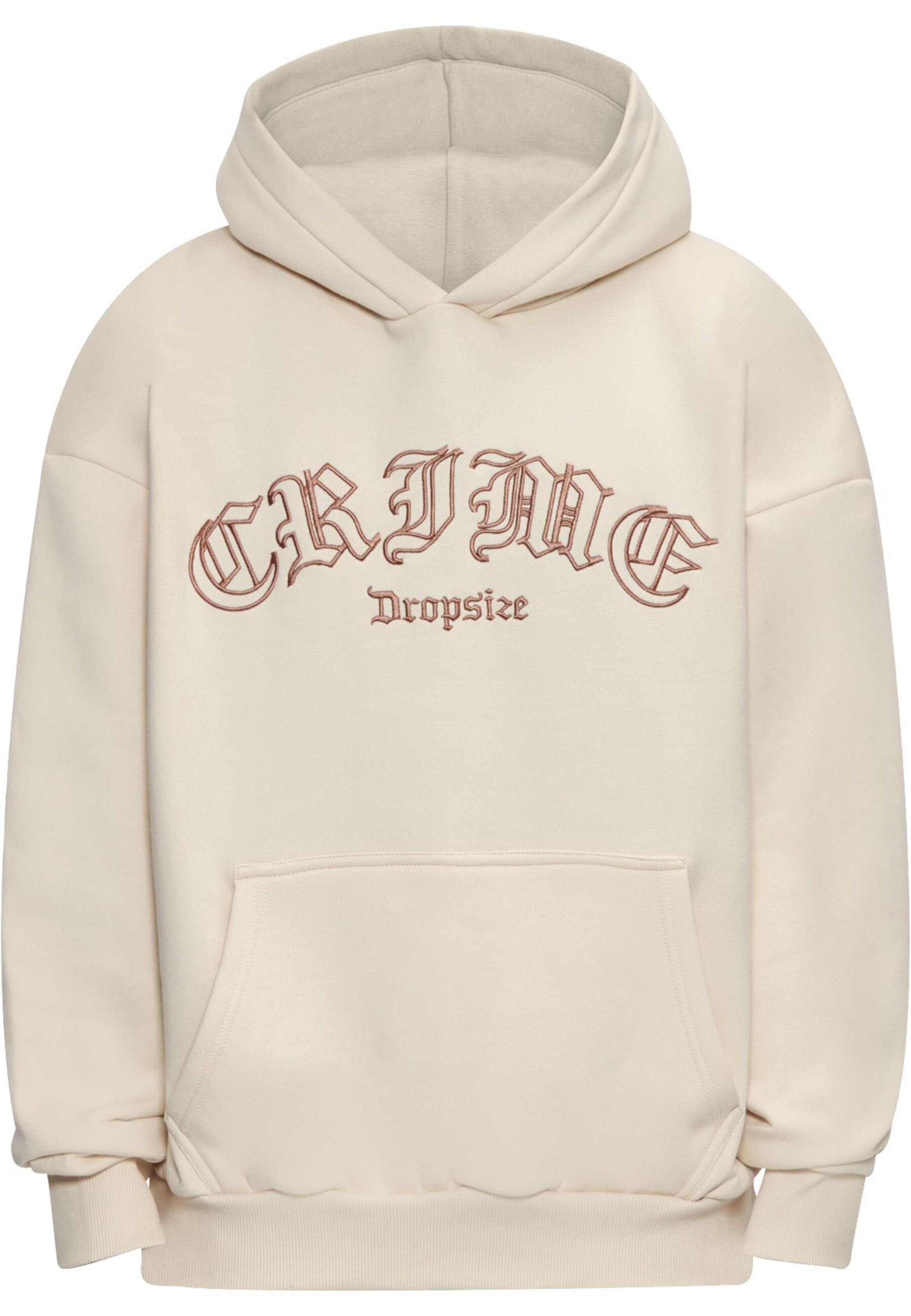 Dropsize Collegepaita värissä beige: etupuoli