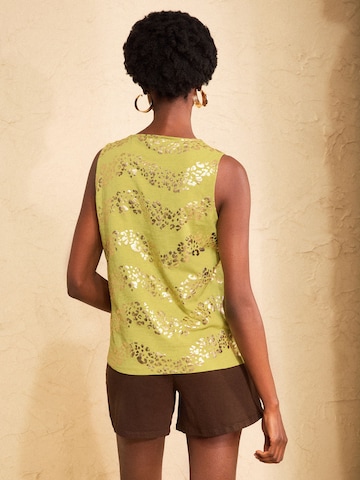 love & roses Top in Grün
