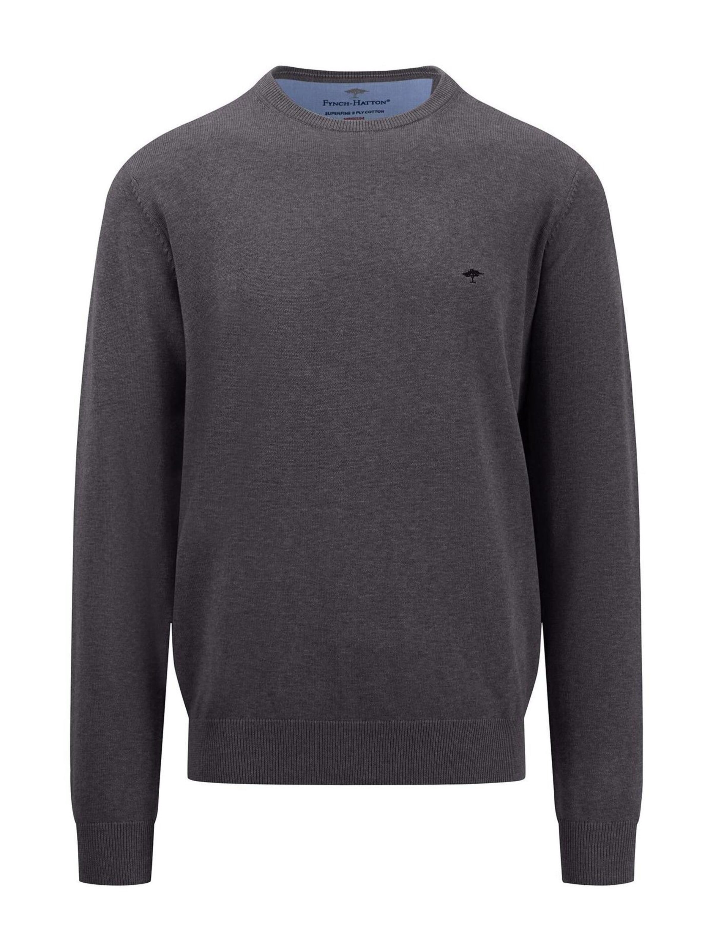 Sweat-shirt FYNCH-HATTON en gris : devant