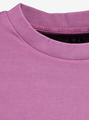 Key Largo T-shirt 'MT PLAN' i lila