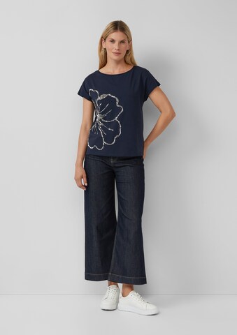 s.Oliver BLACK LABEL Shirt in Blauw: voorkant