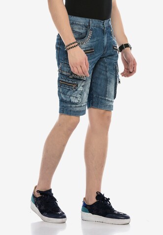 CIPO & BAXX Regular Jeans 'CASUAL ROCKER' in Blauw