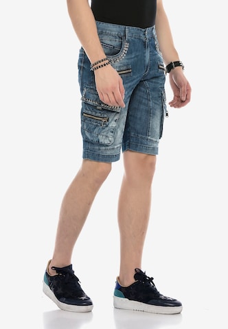 CIPO & BAXX Regular Jeans 'CASUAL ROCKER' in Blue