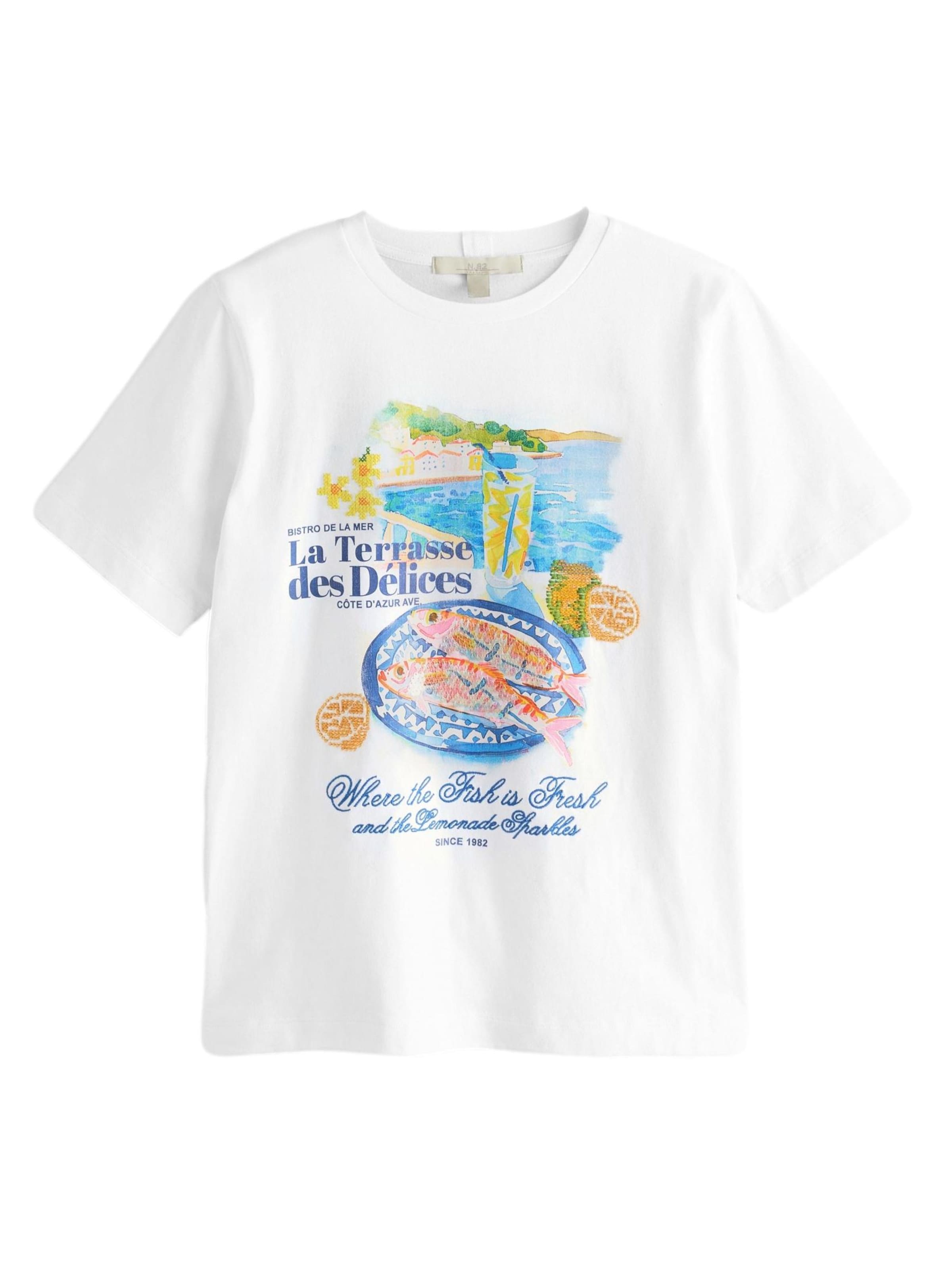 Next Koszulka w kolorze biały: przód