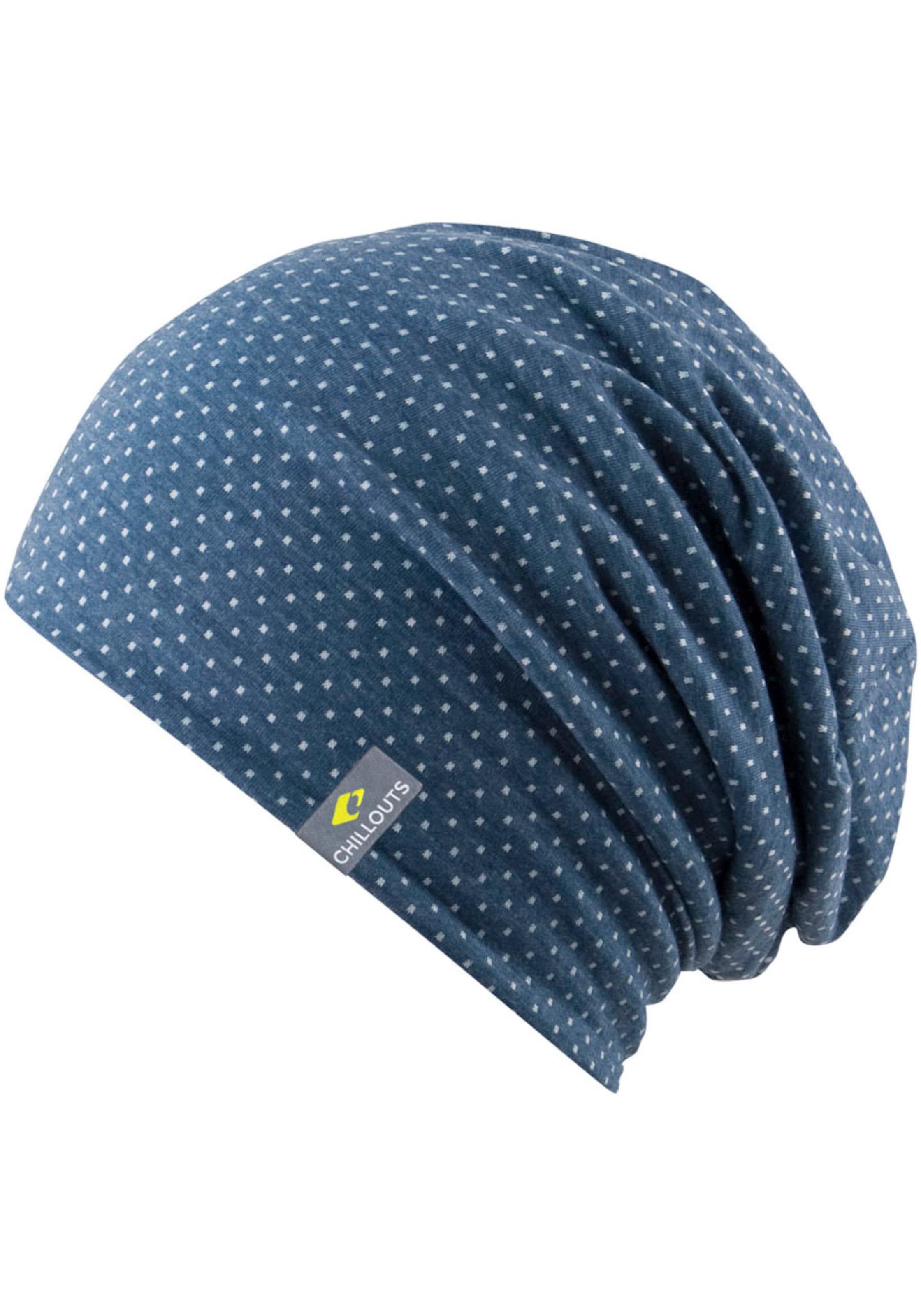 chillouts Čepice – modrá: přední strana